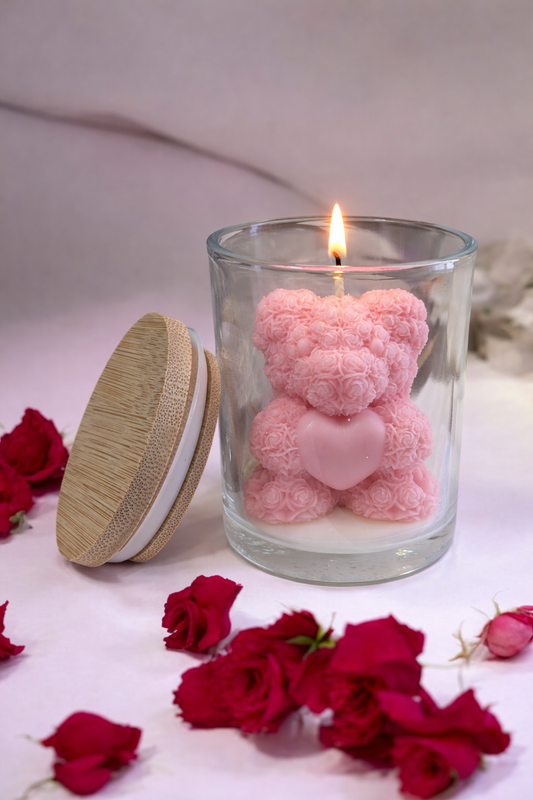 Bougie de soja - Ourson