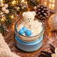 La bougie gourmande mini délice - Édition de Noël - Ourson des neiges