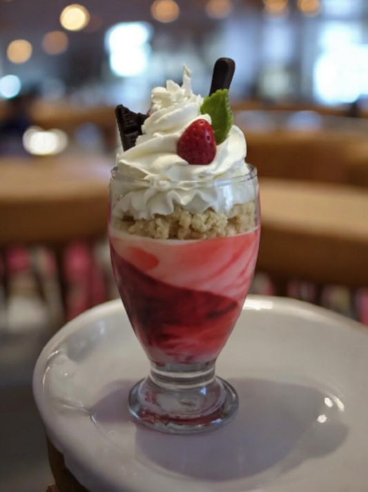 La bougie gourmande - Shortcake aux fraises