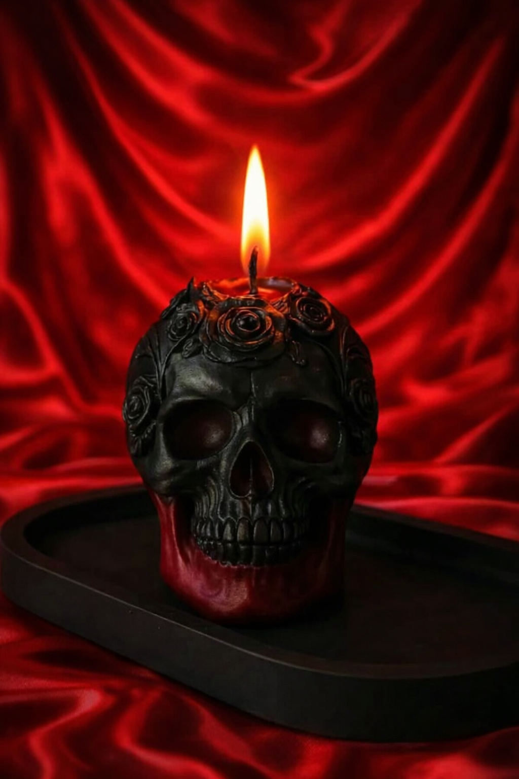 La bougie de soja crâne **Spécial Halloween**