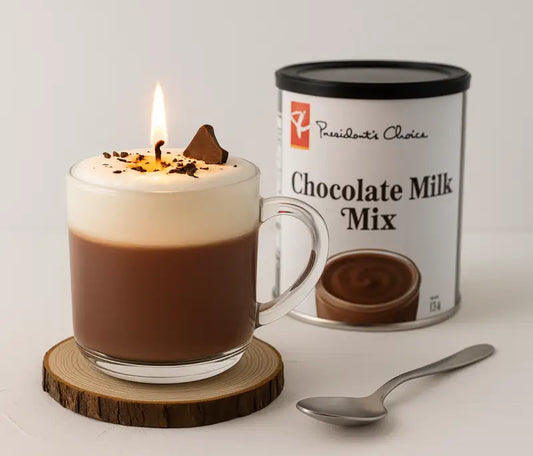 La bougie chocolat chaud