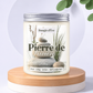 Bougie de soja 8 oz - Pierre de rivière