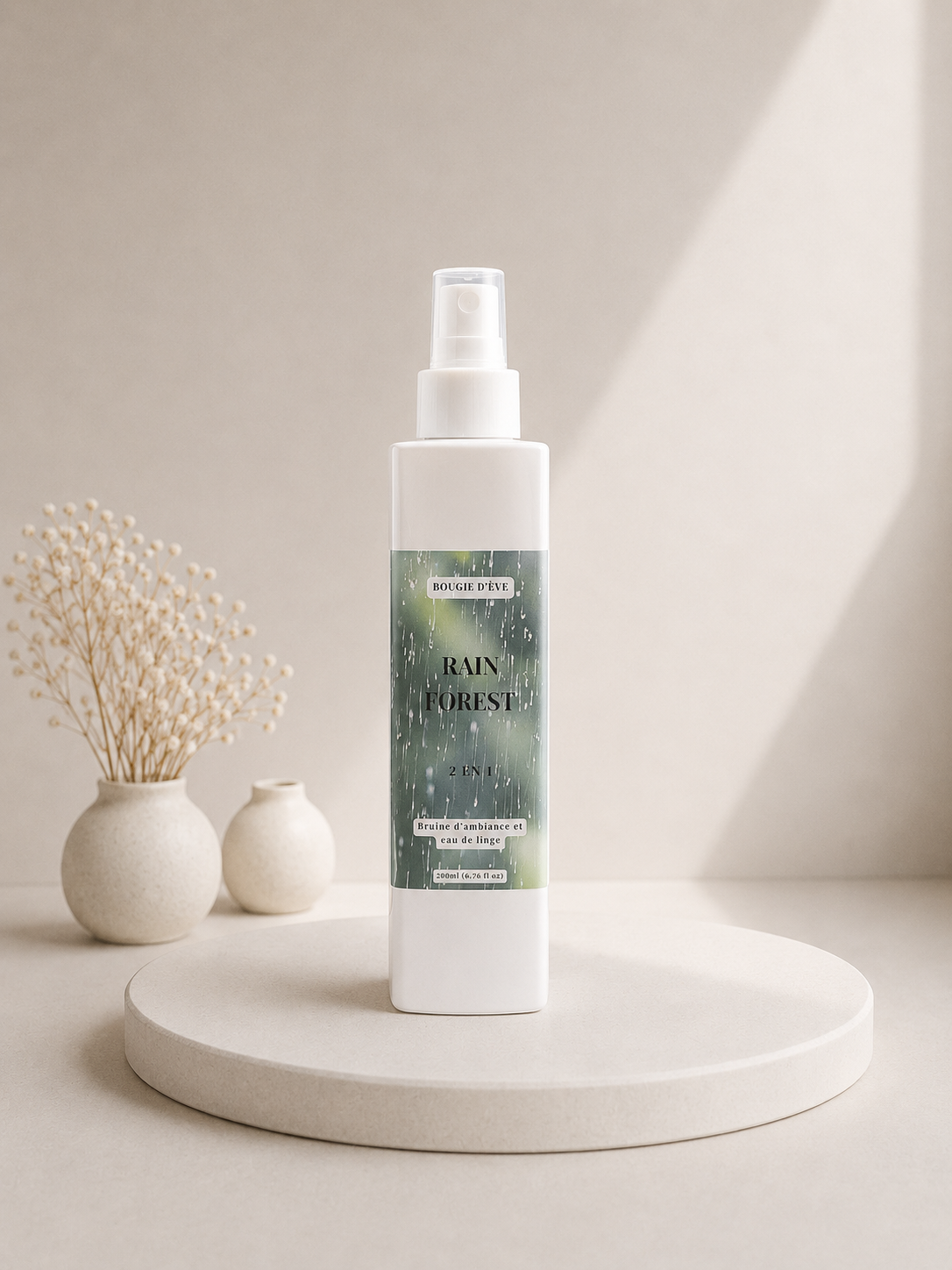 Bruine d'ambiance et eau de linge 2 en 1 - 200 ml - Rain forest