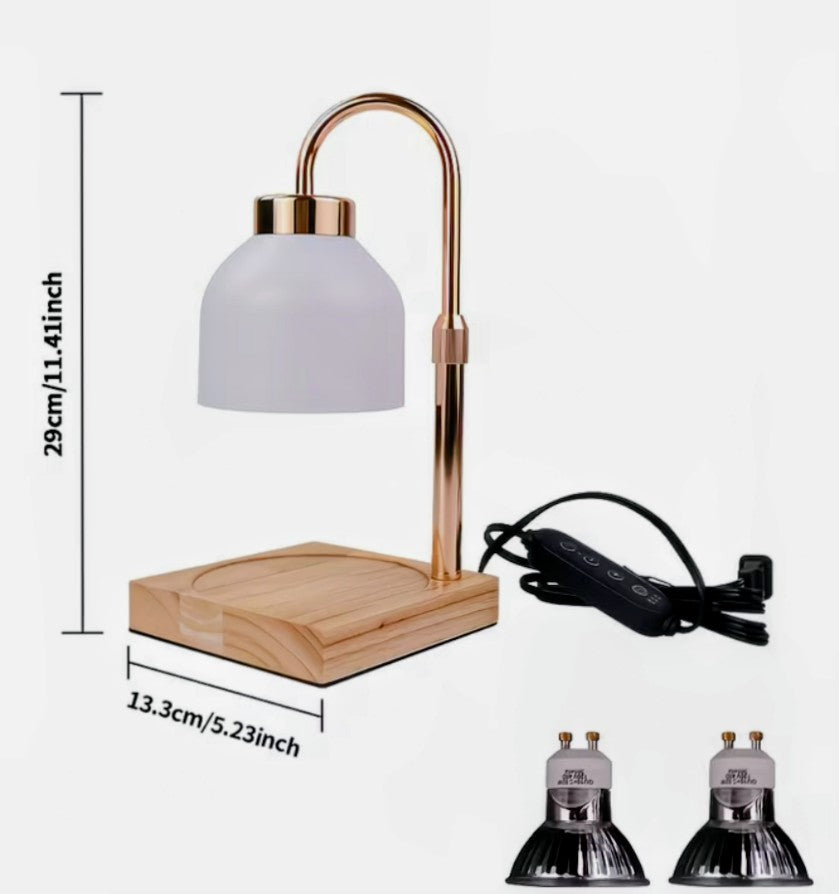 Lampe chauffante pour bougie - Blanche