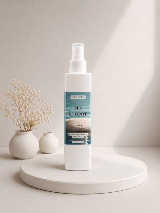 Bruine d'ambiance et eau de linge 2 en 1 - 200 ml - Spa détente