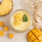 Bougie gourmande de soja 8 oz - Smoothie ananas et mangue