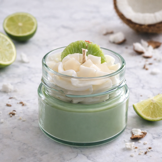 La bougie gourmande mini délice - Lime coco