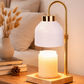 Lampe chauffante pour bougie - Blanche