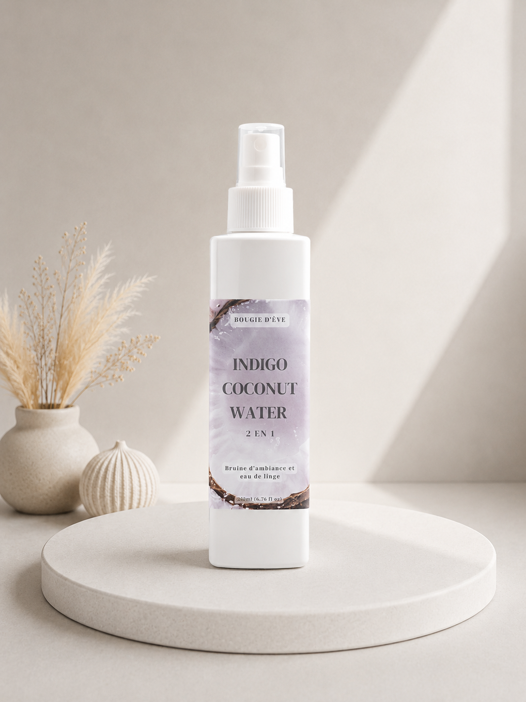 Bruine d'ambiance et eau de linge 2 en 1 - 200 ml - Indigo coconut water