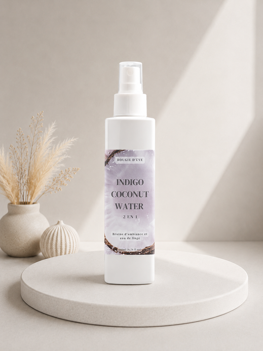 Bruine d'ambiance et eau de linge 2 en 1 - 200 ml - Indigo coconut water