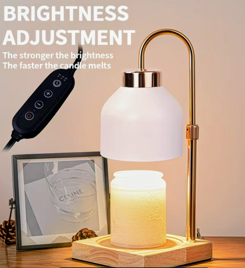 Lampe chauffante pour bougie - Blanche