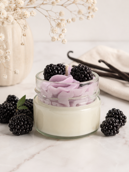 La bougie gourmande mini délice - Mûres vanille