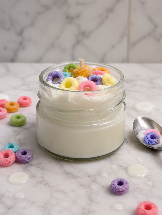 La bougie gourmande mini délice - Anneaux de fruits