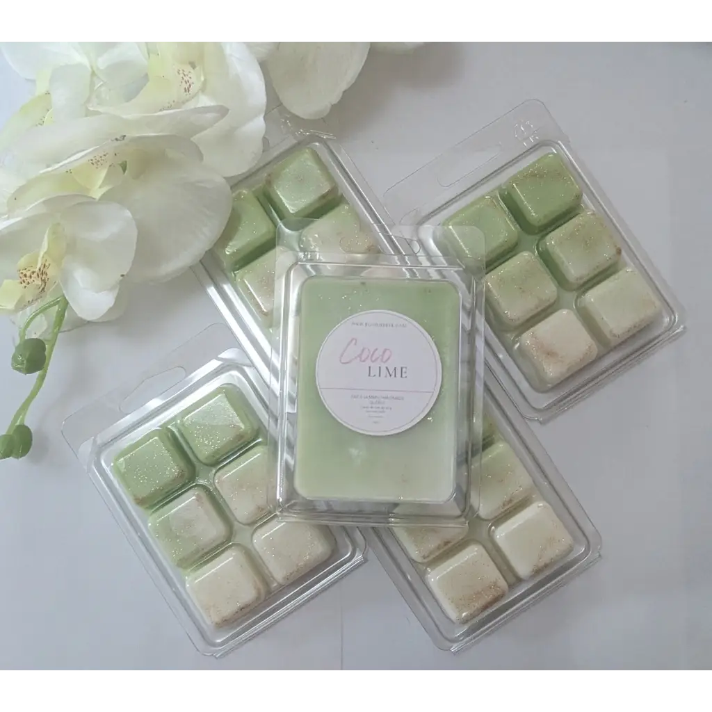 Cubes de cire de soja pour diffuseurs - Coco lime